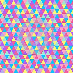 Geometric Triangles Seamless Pattern