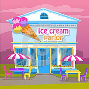 Ice Cream Parlor, Cold Dessert Business for Summer photo