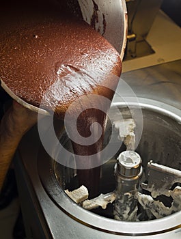 Ice cream preparation