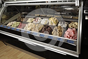 A ice cream refrigeration