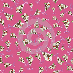 Ice Cream Seamless Pattern