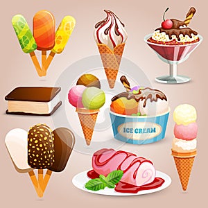 Ice cream set