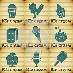 Ice Cream - set labels