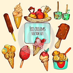 Ice Cream Sketch Colored