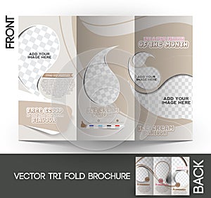 Ice Cream Store Tri-Fold Brochure