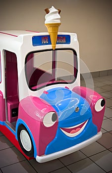 Ice cream truck amusement ride