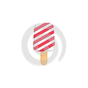 Ice cream vector flat colour icon