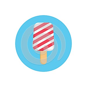 Ice cream vector flat colour icon