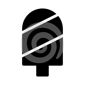 Ice cream vector glyph flat  icon