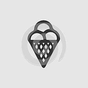 Ice cream vector icon esp 10