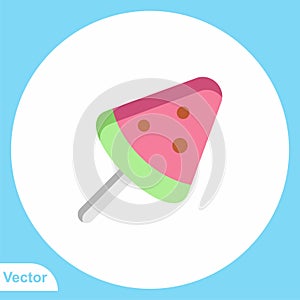 Ice cream vector icon sign symbol