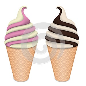 Ice Cream, Vector Illustration