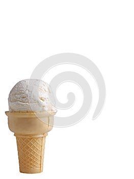 Ice cream white photo