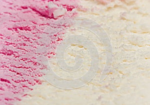 Ice-cream white pink