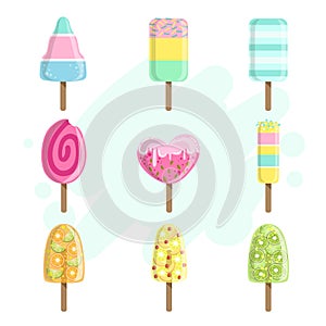 Ice Creams On Stick Collection