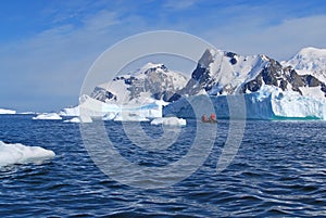 Ice cruising in Antarctica