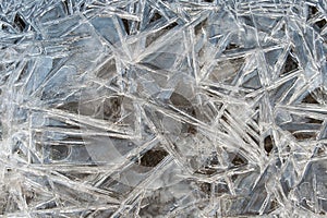 Ice crysrals texture