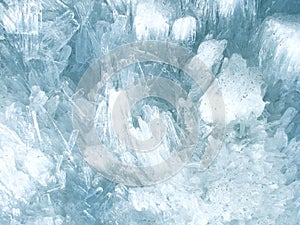 Ice crystal background