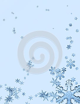 Ice crystal background