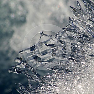 Ice Crystal Background Texture