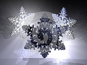 Ice crystals - 3D