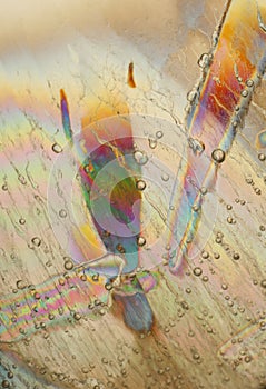 Ice crystals background