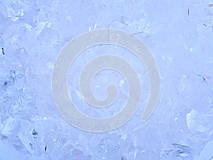 Ice crystals background.