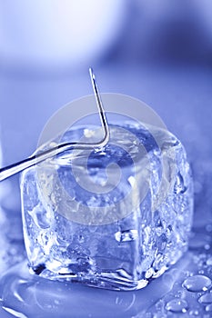 Ice cube and sterile conditions