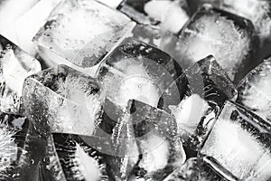 Ice cubes as a background