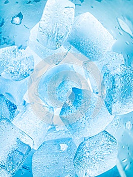 Ice cubes background, ice cube texture or background It makes me feel fresh and feel good.