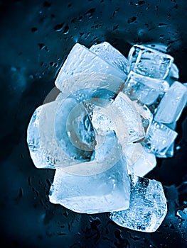 Ice cubes background, ice cube texture or background It makes me feel fresh and feel good.