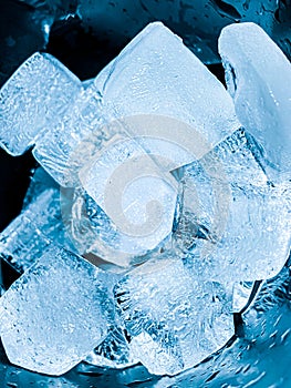 Ice cubes background, ice cube texture or background It makes me feel fresh and feel good.