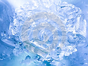 Ice cubes background, ice cube texture or background It makes me feel fresh and feel good.