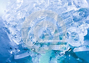 Ice cubes background, ice cube texture or background It makes me feel fresh and feel good.