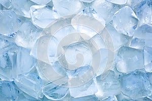 Ice cubes background texture