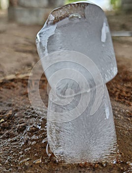 Ice, ice cubes, cold water, water, cubes, coldness