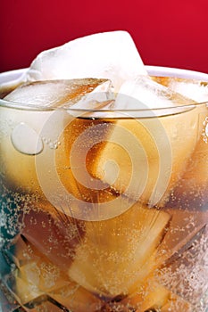 Ice cubes in drink