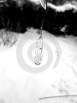 Ice drop background