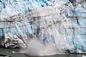 Ice falling from Perito Moreno glacier, Argenti
