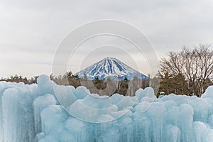 Ice Festival,Mt.Fuji,Japan photo