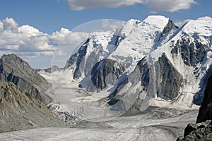 Ice field. Altai.