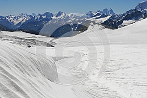 Ice field near Elbrus