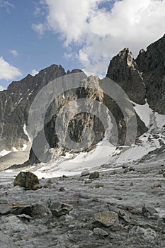 Ice field. Transbaikalia.