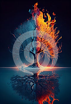 ice and fire tree