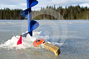 Ice fishing