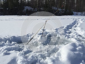 Ice fishing