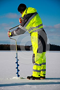 Ice fishing