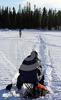 Ice fishing