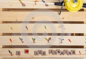 Ice Fishing Tackle - I love fishing