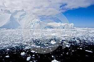 Ice fjord photo